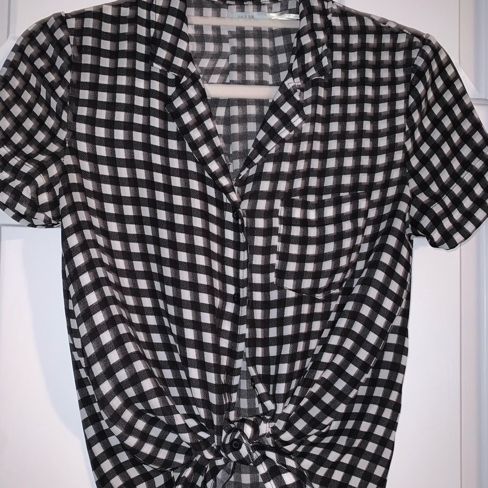 URBAN OUTFITTERS CHECKER TOP